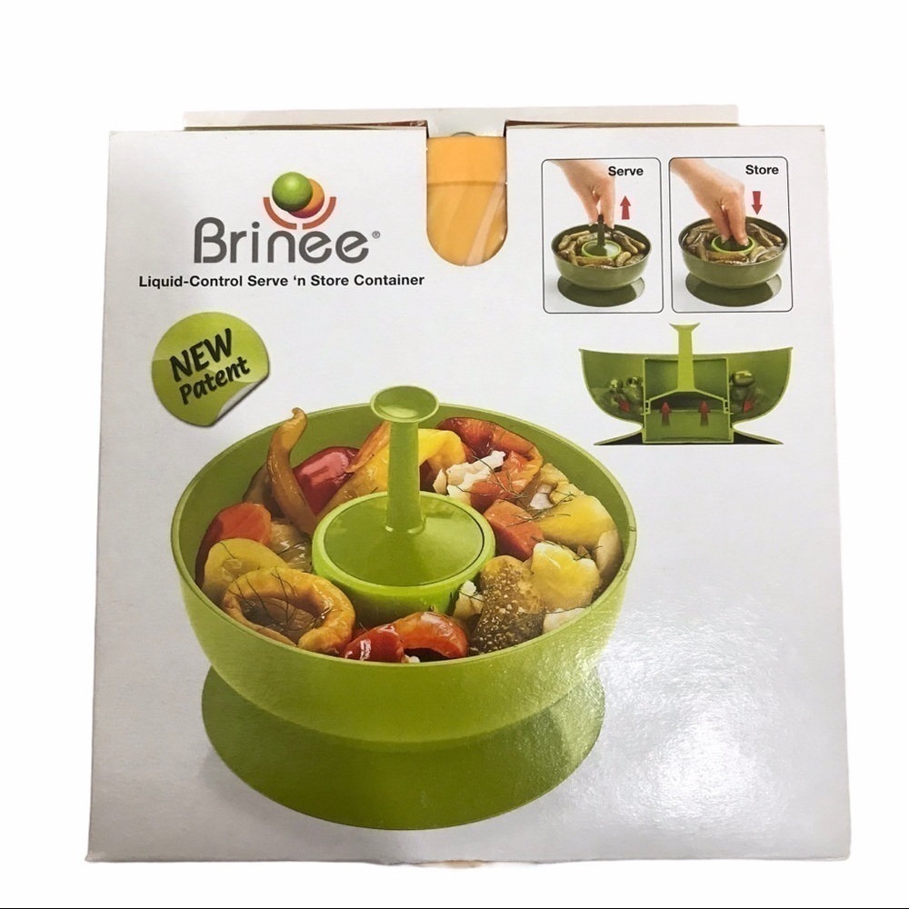 Brinee Liquid-Control and Store Plastic Container